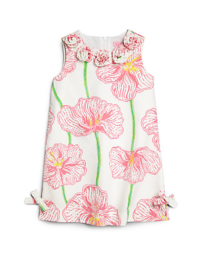 Lilly Pulitzer Kids Toddler's & Little Girl's Clover Cup Print Dress in Resort White