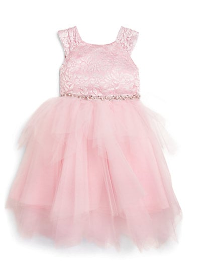 David Charles Toddler's & Little Girl's Lace & Tulle Dress in Pink