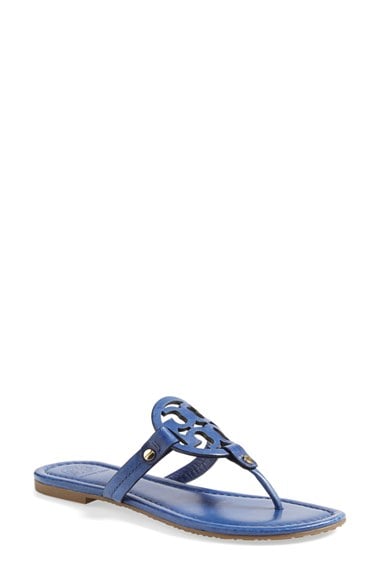 Tory Burch 'Miller' Thong Sandal (Women) in Greek Blue