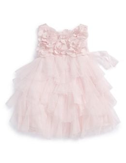 Biscotti Floral Tiered Sleeveless Dress (Baby Girls) in Pink