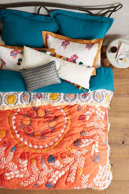 Zocalo Embroidered Quilt