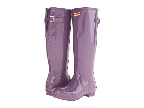 Hunter Original Adjustable Gloss Rain Boots in Dusty Lavender Hunter Boots