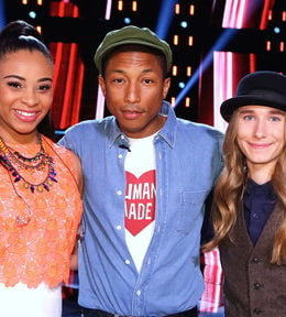 Watch The Voice season 8: Behind the Voice Top 10: Team Pharrell's talented Koryne Hawthorne and Sawyer Fredericks talk about family, music taste and dish on their amazing coach!