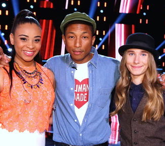 Watch The Voice season 8: Behind the Voice Top 10: Team Pharrell's talented Koryne Hawthorne and Sawyer Fredericks talk about family, music taste and dish on their amazing coach!