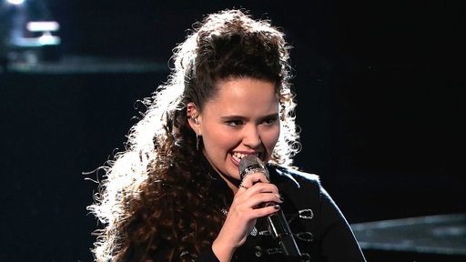 Watch The Voice season 8 episode 19 top 10 perform: Hannah Kirby of Team Blake sing Tears for Fears "Shout"!