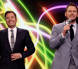 Watch "Jurassic World" star Chris Pratt and Jimmy Fallon play Nonsense Karaoke to the tunes of "Uptown Funk" and "Stay With Me" on the Friday, April 24th episode of "The Tonight Show"!