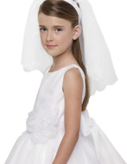 Us Angels Beaded Headband with Veil (Little Girls & Big Girls)