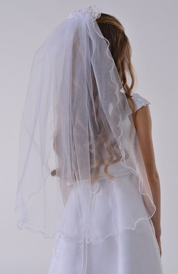 Us Angels Communion Veil in White