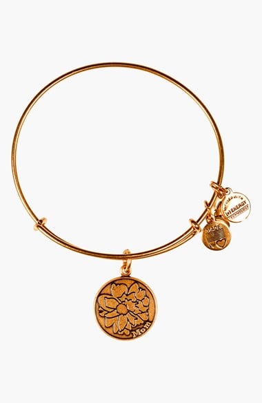 Alex and Ani 'Mom' Adjustable Wire Bangle in Gold or Silver
