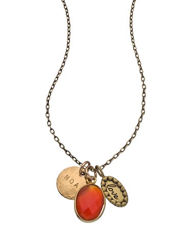 Jenny Present 'Proud Mama' Carnelian Love Necklace 