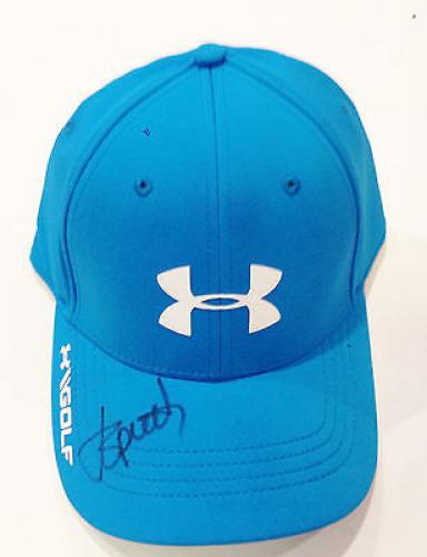Jordan Spieth Signed Under Armour Golf Hat W:COA 2015 Masters U.S. Open