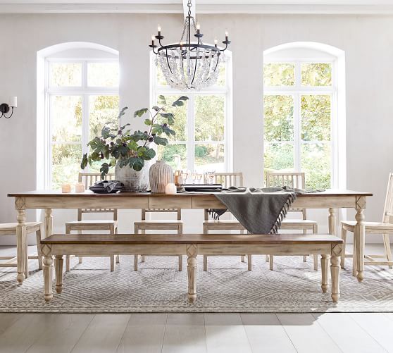 Pottery Barn INGRED EXTENDING DINING TABLE sale