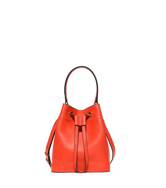 Tory Burch MINI BUCKET BAG in Blaze