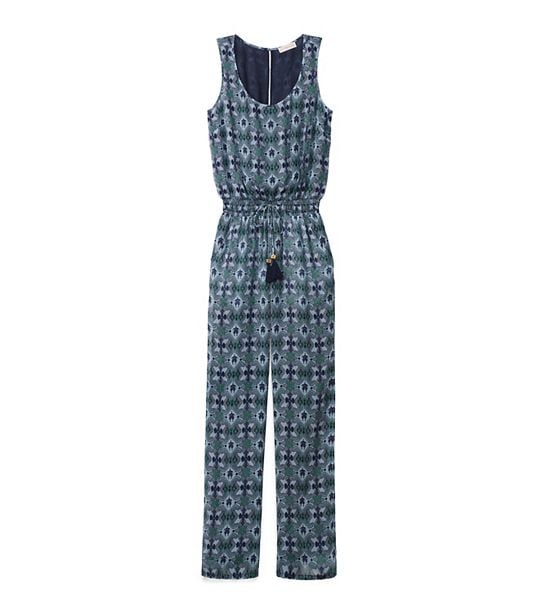 Tory Burch Laguna Jumpsuit in Bedford Gray Bukhara B
