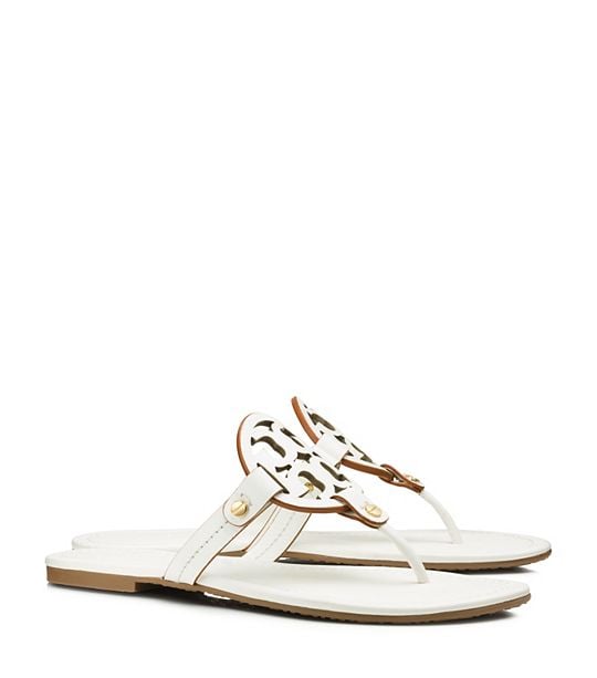 Tory Burch Miller Sandals in Ivory