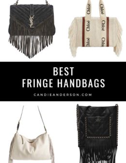 Style expert, journalist and fashion blogger Candie Anderson of candieanderson.com has the scoop on 20 of the best fringe handbags in a variety of styles, colors and price ranges.
