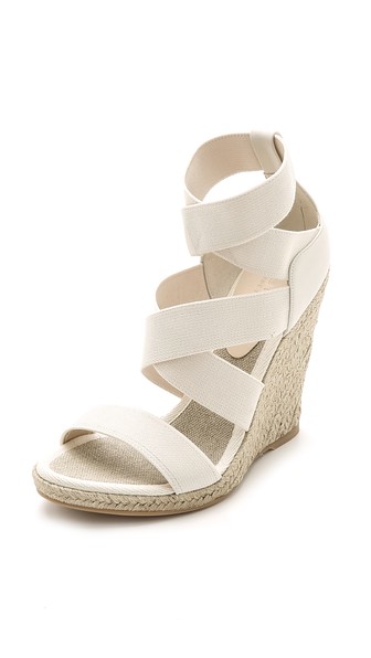 Club Monaco Harper Wedges in Nude