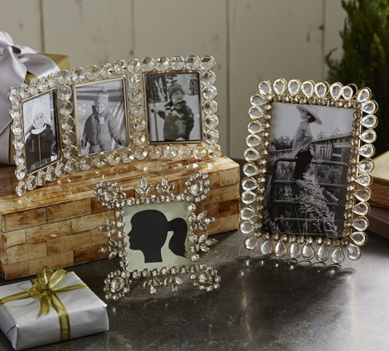 JEWELED FRAMES. Pottery Barn