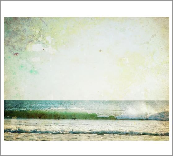 Pottery Barn WAVES FRAMED PRINT BY LUPEN GRAINNE