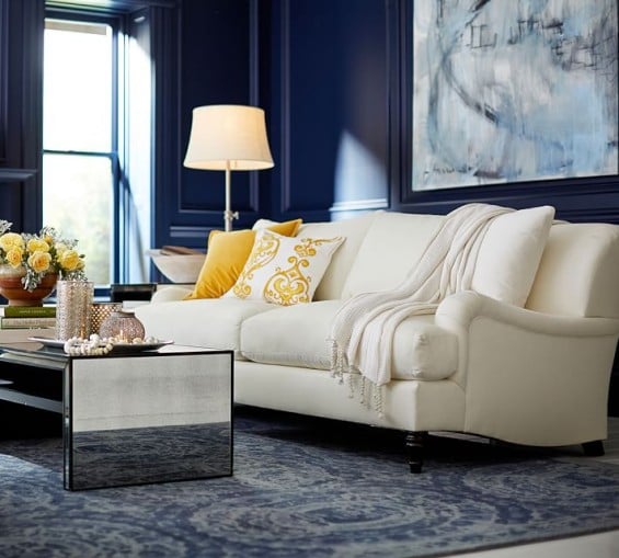 Pottery Barn MARNIE MIRRORED COFFEE TABLE