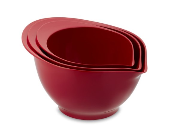 Williams-Sonoma Melamine Bowls, Set of 3 in Red