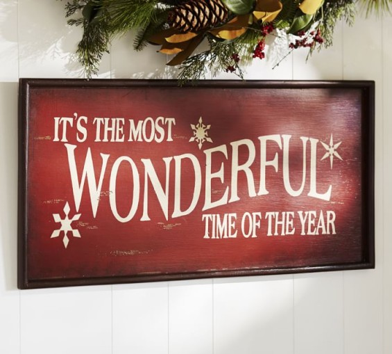 It's The Most Wonderful Time Of The Year sign
