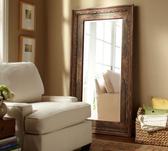 Pottery Barn SANTORINI PAINTED FLOOR MIRROR