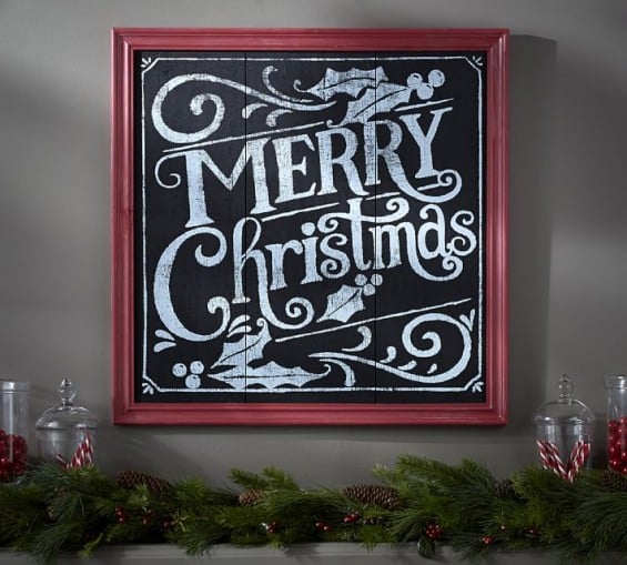 MERRY CHRISTMAS SIGN