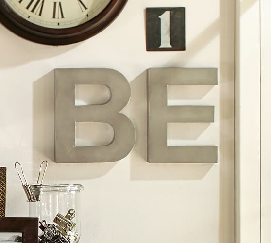 METAL LETTERS - SILVER