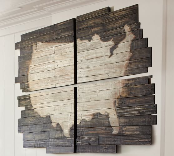 Pottery Barn PLANKED USA PANELS