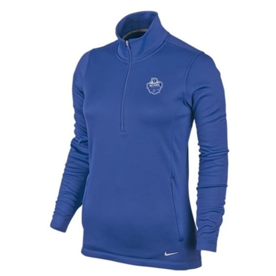 Nike Duke Blue Devils Women's Duke Blue 2015 NCAA Men's Basketball National Champions Half-Zip Thermal Golf Pullover