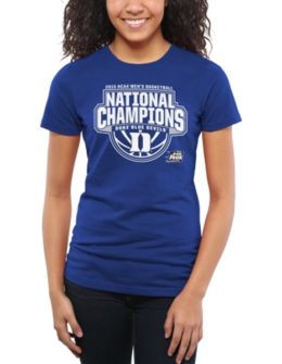 Duke Blue Devils Women's Duke Blue 2015 NCAA Men's Basketball National Champions Buzzer Beater Fitted T-Shirt