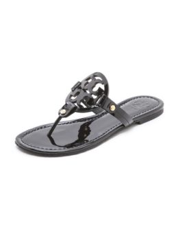 Tory Burch Miller Thong Sandals in Black