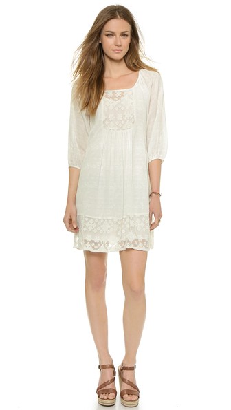 Velvet Jolecia Tunic Dress in Cream