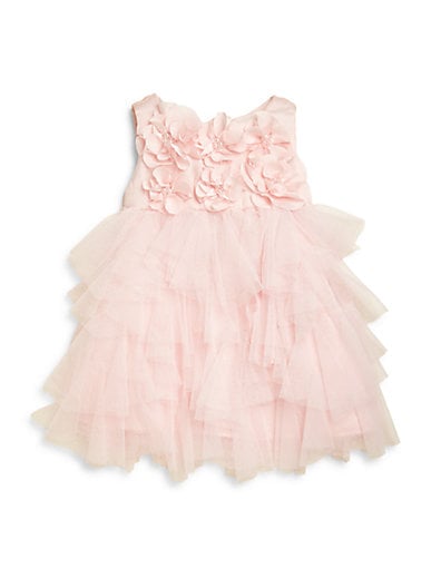 Biscotti Infant's Rosette & Net Party Dress in Pink