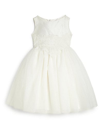 Isabel Garreton Little Girl's Tulle & Taffeta Dress in Natural