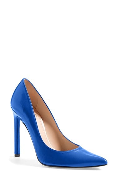 Stuart Weitzman 'Queen' Pump (Women) in Ultra Mar Nappa
