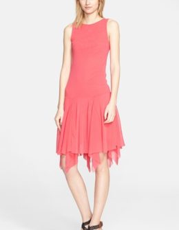 Jean Paul Gaultier Handkerchief Hem Tulle Dress