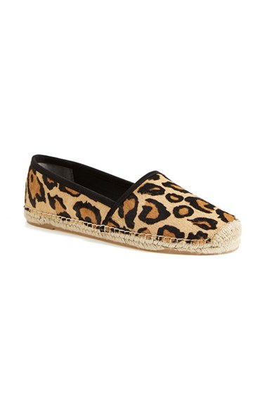 Sam Edelman 'Lynn' Espadrille Flat in New Nude Leopard