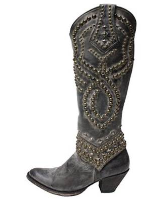 Old Gringo Studded Belinda Furia 18" Womens Boots - L903-15 in Grey