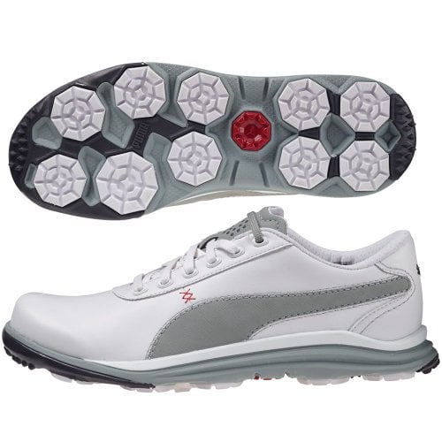  Puma BioDrive Leather Mens Golf Shoes in White
