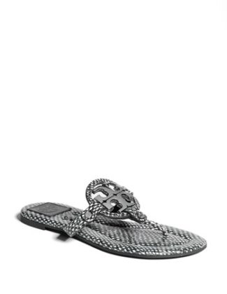 Tory Burch 'Miller 2' Leather Sandal in Black/Pewter. spring 2015 Nordstrom half-yearly sale