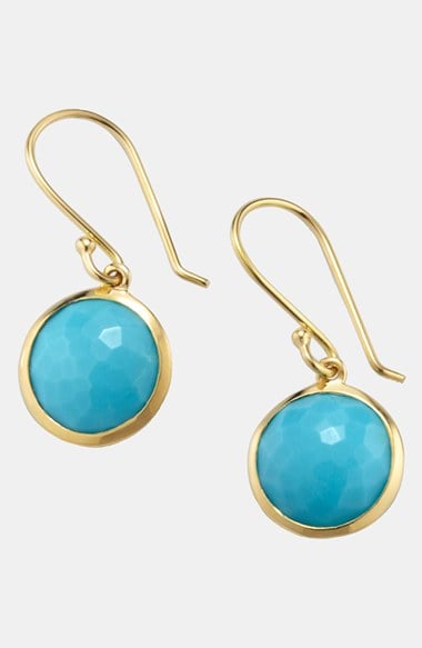 Ippolita 'Rock Candy - Mini Lollipop' 18k Gold Drop Earrings in Turquoise