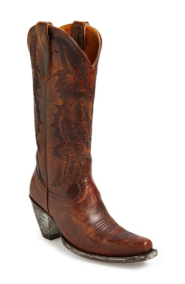 Old Gringo 'Rio' Leather Western Boot (Women) in Brass Country Wedding Cowboy Boots