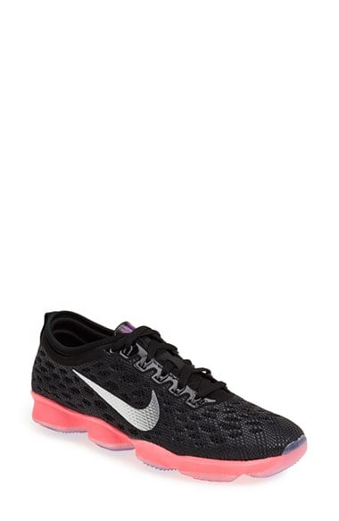 Nike 'Zoom Fit Agility' Training Shoe (Women) in Black/Punch