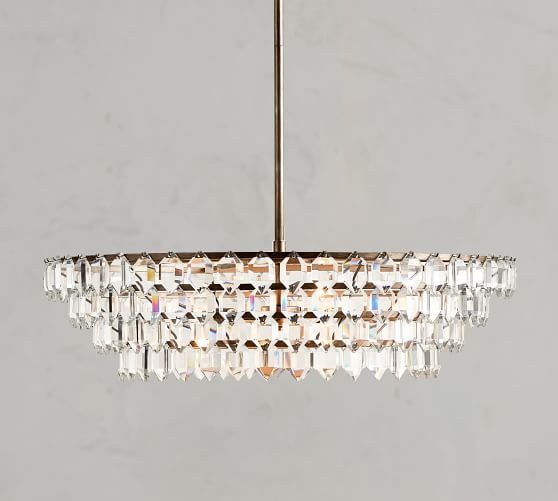 Pottery Barn Alma Crystal Chandelier memorial day sale