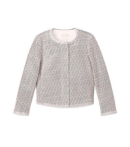 Tory Burch PERRY JACKET in New Ivory