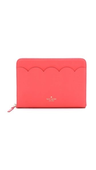 Kate Spade New York Scallop iPad Air Sleeve in Geranium