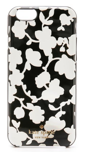 Kate Spade New York Graphic Floral iPhone 6 Case in Black and White