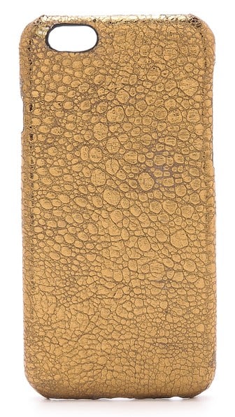 Valenz Leather Italian Leather iPhone 6 Case in Gold